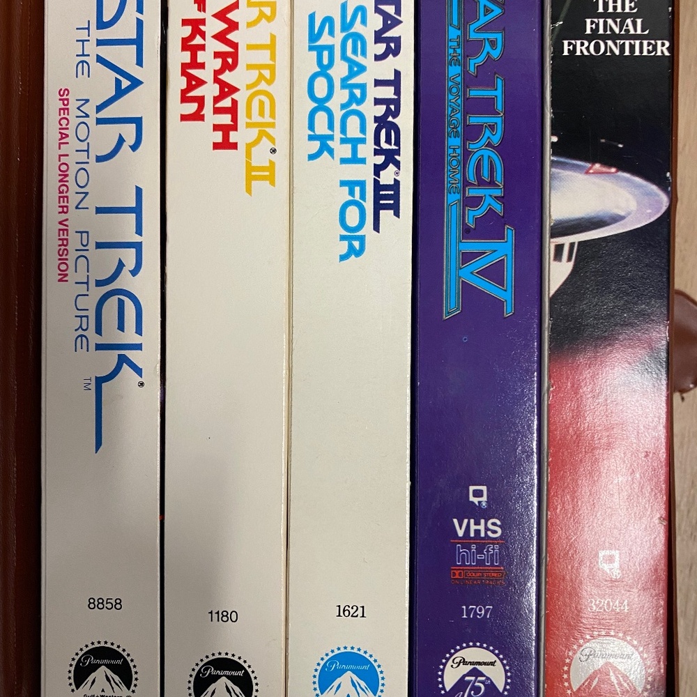 Vintage 1980’s Star Wars Videos.